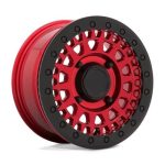 Statusfälgar PARKER UTV BEADLOCK CANDY RED W/ BLACK BEAD RING 7x14 jako:4x156 et:51