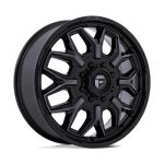 Statusfälgar D875 FLUX DUALLY GLOSS BLACK BRUSH-FC GRAY TINT 8.25x22 jako:8x165,1 et:104