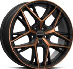GMP Lunica Satin Black Bronze Diamond 7.5x19 jako: 5x112 et: 45