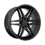 Statusfälgar S268 DIRTY DOG ALL GLOSSY BLACK 10x24 jako: 6x139,7 et: 25