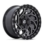 Statusfälgar D840 RUNNER OR GLOSS BLACK MILLED 8x15 jako: 5x114,3 et: -19