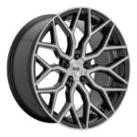 Statusfälgar M262 MAZZANTI GLOSS BLACK BRUSHED FACE 9x20 jako: 5x112 et: 27