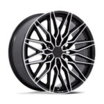 Statusfälgar NC278 CALABRIA 6 GLOSS BLACK W/ MACHINED 9.5x20 jako: 6x139,7 et: 30