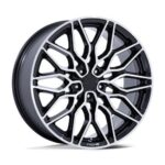 Statusfälgar NC277 CALABRIA 5 GLOSS BLACK MACHINED 9x20 jako: 5x112 et: 27