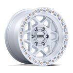 Statusfälgar KM553 TORX GLOSS SILVER W/ MACHINED FACE 8.5x17 jako: 6x139,7 et: 25