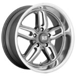 Statusfälgar UC129 MATTE GUN METAL MILLED 8.5x20 jako: 5x127 et: 7