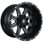 Statusfälgar FC538 MATTE BLACK MILLED 8.25x20 jako: 8x165,1 et: -240