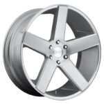 Statusfälgar DC218 GLOSS SILVER BRUSHED 9.5x22 jako: 6x135 et: 30