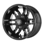 Statusfälgar FA139 Gloss Black 6x12 jako: 4x101,6 et: -23