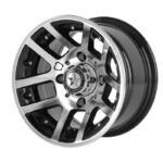 Statusfälgar FA121 Machined Gloss Black 7x10 jako: 4x101,6 et: -25