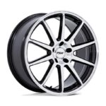 Statusfälgar TW004 CANARD GLOSS BLACK W/ MACHINED FACE 10.5x19 jako: 5x114,3 et: 43