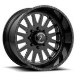 Statusfälgar GLOSS BLACK MACHINED 10x20 jako: 5x127 et: -25
