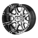 Statusfälgar FA119 Machined Gloss Black 7x12 jako: 4x101,6 et: -40