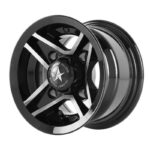 Statusfälgar FA127 Gloss Black Machined 7x8 jako: 4x101,6 et: 0