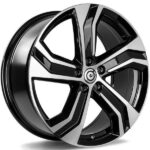 Statusfälgar Strike Black Front Polished 8x18 jako: 5x108 et: 45
