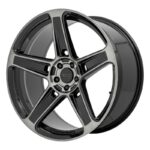 Statusfälgar AR936 Gloss Black With Gray Tint 10.5x20 jako: 5x115 et: 22