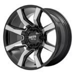 Statusfälgar MO804 SPIDER GLOSS BLACK MACHINED 9x20 jako: 8x165,1 et: 0