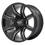 Statusfälgar MO804 SPIDER GLOSS BLACK MILLED 9x20 jako: 8x165,1 et: 0