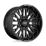 Statusfälgar MO802 WARLOCK GLOSS BLACK MILLED 9x20 jako: 5x127 et: 18
