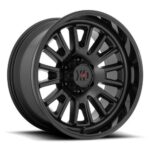Statusfälgar XD864 ROVER SATIN BLACK W/ GLOSS BLACK LIP 9x20 jako: 8x180 et: 18