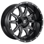 Statusfälgar FC627 GLOSS BLACK MILLED 10x20 jako: 5x114,3/127 et: -18