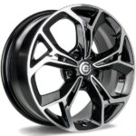 Statusfälgar Direction Black Front Polished 7x17 jako: 5x114,3 et: 40