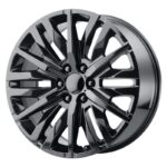 Statusfälgar PR198 Gloss Black 9x22 jako: 6x139,7 et: 28