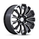 Statusfälgar PR211 GLOSS BLACK MACHINED FACE 9x22 jako: 6x139,7 et: 28
