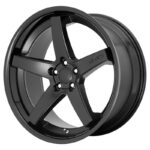 Statusfälgar ABL31 REGAL SATIN BLACK W/ GLOSS BLACK LIP 9x22 jako: 5x112 et: 25