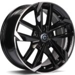 Statusfälgar Rennes Black Front Polished 7x16 jako: 5x108 et: 40
