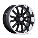 Statusfälgar UC145 RAMBLER 6 GLOSS BLACK DIAMOND CUT LIP 9.5x20 jako: 6x139,7 et: 1