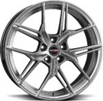 BORBET QX Hyper Black Silver 8.5x20 jako: 5x114,3 et: 45