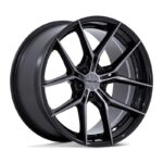 Statusfälgar NC279 PRODIGY 5 GLOSS BLACK DARK TINTED CLEAR 9.5x18 jako: 5x112 et: 22