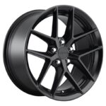 Statusfälgar RC134 MATTE BLACK 8.5x18 jako: 5x112 et: 45