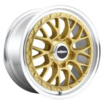 Statusfälgar RC156 MATTE GOLD MACHINED 8.5x19 jako: 5x112 et: 45