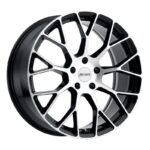Statusfälgar P2B GLOSS BLACK W/ MACHINED FACE 8x17 jako: 5x108 et: 40