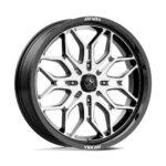 Statusfälgar M47 SNIPER GLOSS BLACK MACHINED 7x20 jako: 4x110 et: 10