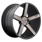 Statusfälgar NC134 MATTE BLACK MACHINED 8.5x19 jako: 5x114,3 et: 35