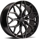 Statusfälgar SV-K Black Front Polished 7x17 jako: 5x108 et: 45