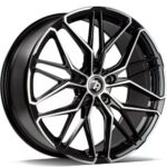 Statusfälgar SCF-J Black Front Polished 8.5x19 jako: 5x112 et: 30