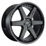 Statusfälgar NC192 GLOSS BLACK MATTE BLACK 10x22 jako: 6x135 et: 30