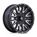 Statusfälgar M49 CREED MATTE BLACK MACHINED 7x15 jako: 4x110 et: 10
