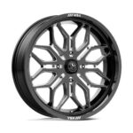 Statusfälgar M47 SNIPER GLOSS BLACK MILLED 7x20 jako: 4x137 et: 10