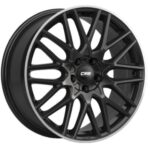 Statusfälgar C25 Gloss Black Polished lip 7x17 jako: 4x100 et: 38