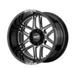 Statusfälgar MO992 Gloss Black Milled 10x20 jako: 8x165,1 et: -18