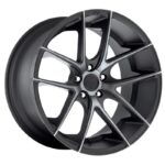 Statusfälgar NC130 MATTE BLACK DOUBLE DARK TINT 10.5x20 jako: 5x130 et: 40