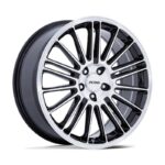 Statusfälgar PE001 P1D GLOSS BLACK W/ MACHINED FACE 8x18 jako: 5x112 et: 40