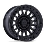 Statusfälgar KM552 IMS MATTE BLACK W/ GLOSS BLACK LIP 9x18 jako: 6x135 et: 18