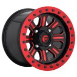 Statusfälgar FV911 GLOSS BLACK RED TINTED CLEAR 7x15 jako: 4x137 et: 38