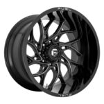 Statusfälgar D741 RUNNER GLOSS BLACK MILLED 10x15 jako: 4x137 et: 0